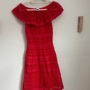 M by Missoni Vibrant Red Mini Dress